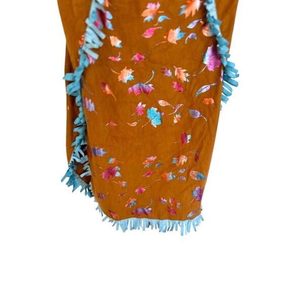 Disney Princess Pocahontas Costume Dress Up Girls Size 7/8 Halloween Play Brown - Picture 2 of 8